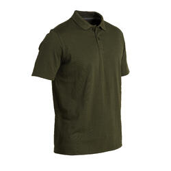 荒野探险纯棉短袖POLO衫-军绿色