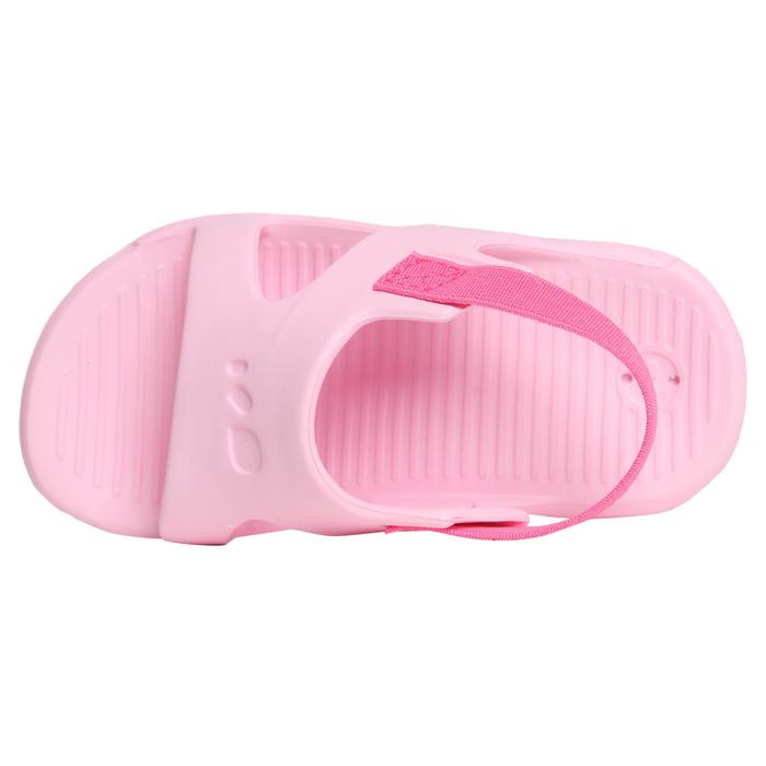 儿童泳池凉鞋Basic Slap 100 Pink