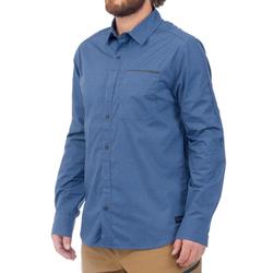 TRAVEL 500 男式徒步旅行衬衫 - 蓝色