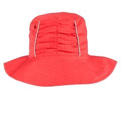 女式双面戴户外遮阳帽 -米色/粉色丨TREK 500