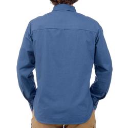 TRAVEL 500 男式徒步旅行衬衫 - 蓝色