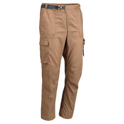 男式沙漠徒步旅行长裤 - 棕色丨DESERT 500