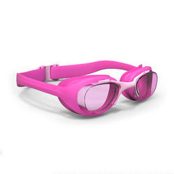 游泳眼镜XBASE S号 透明镜片- Pink