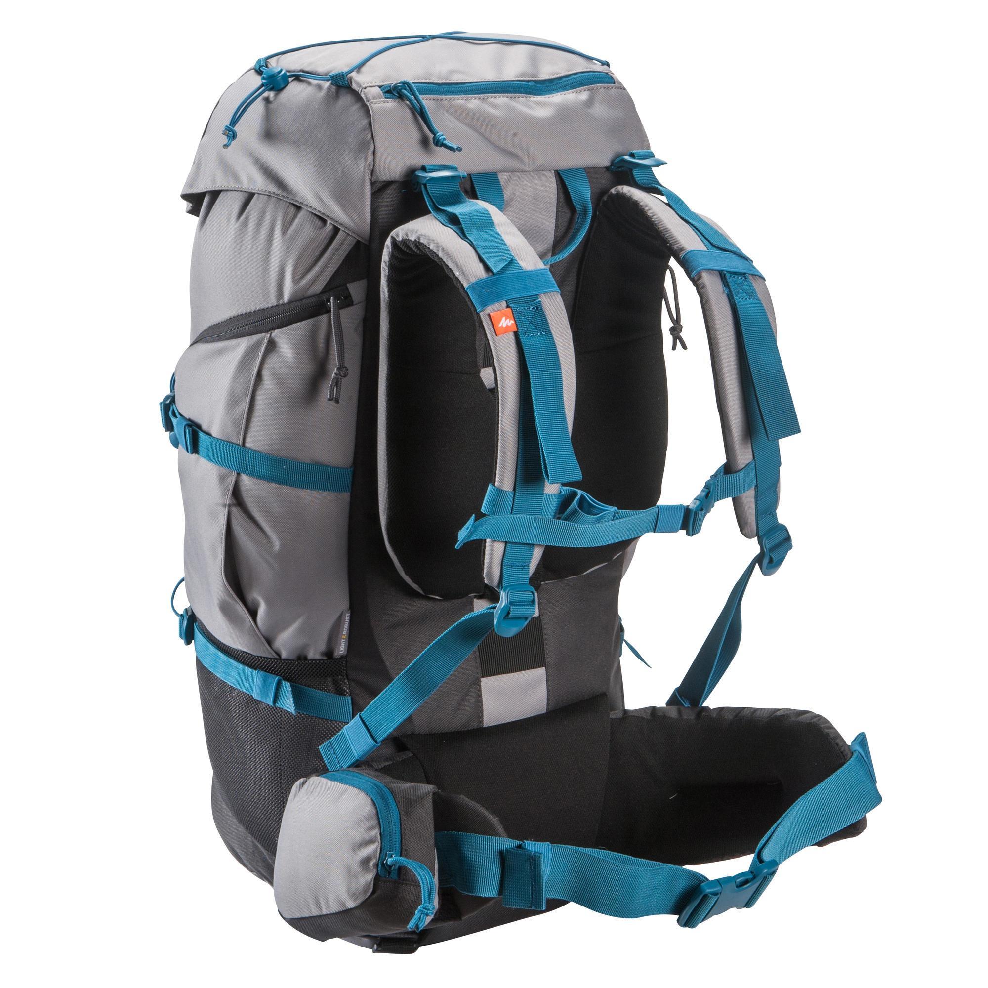 trekking bag in decathlon