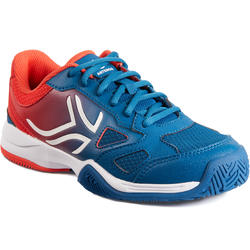 青少年网球鞋TS560-蓝色/红色