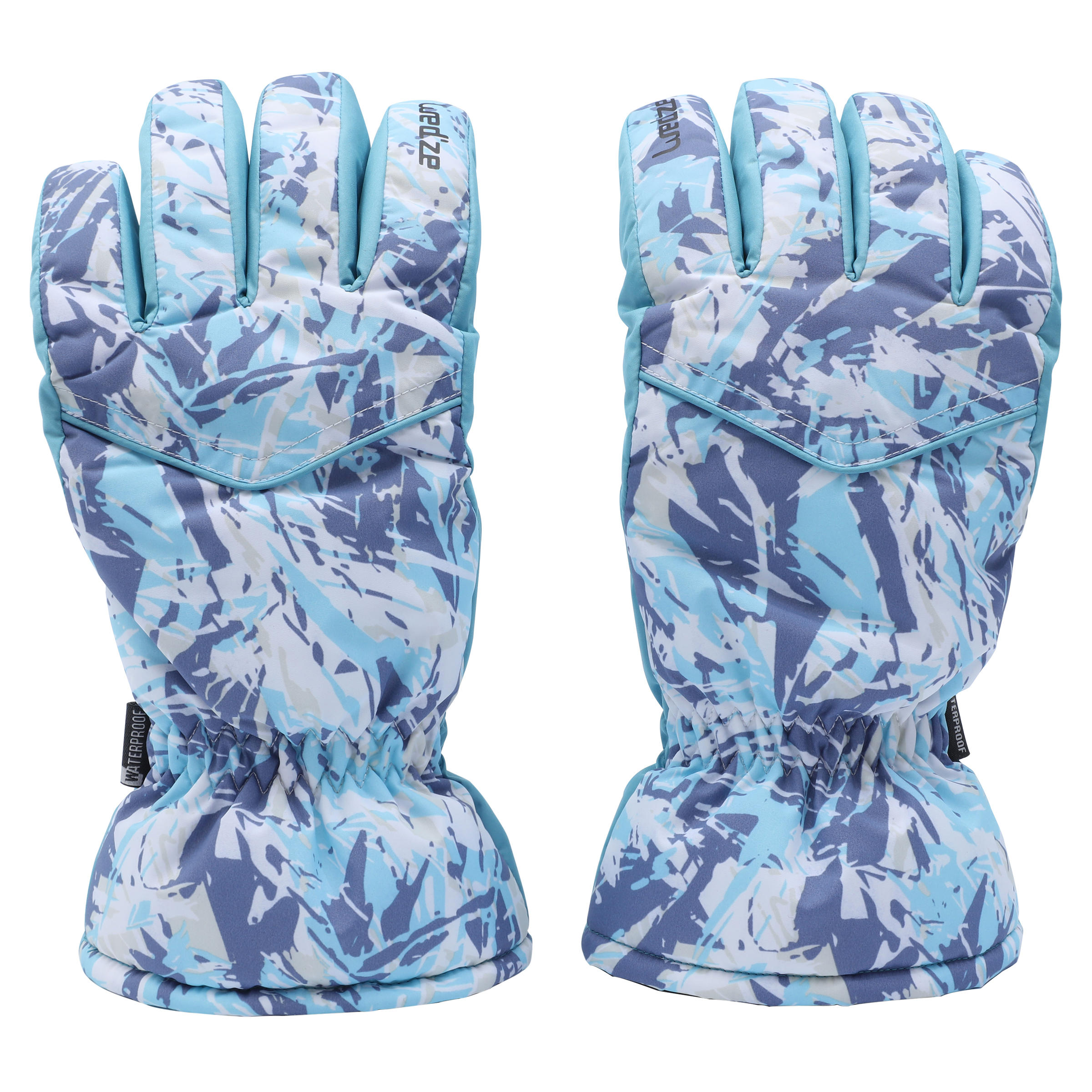coral ski gloves