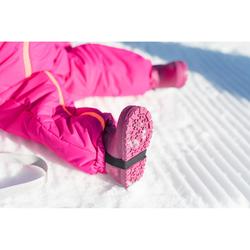 婴儿雪橇滑雪鞋Warm - Pink