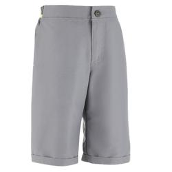 青少年男款徒步短裤 HIKE 100 - 灰色
