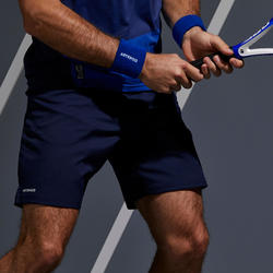 男士网球短裤500-海军蓝 
