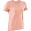 青少年基本款纯棉 T 恤 - 粉色