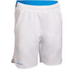 男童网球短裤500-白色