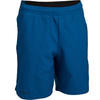 男童网球短裤500-蓝色