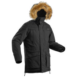 SH500 男式冬季徒步防雪保暖夹克 ULTRA-WARM - 黑色