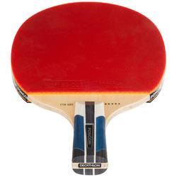 乒乓球拍TTR 500 5* 直拍+球拍套