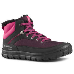 青少年防水保暖雪地鞋 系带式 深紫/粉丨SH100