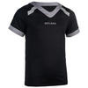 儿童短袖橄榄球运动衫R100 - 黑色