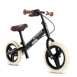 儿童自行车运动10寸滑步车自带刹车（2-4岁；85~95cm），无脚踏平衡车Run Ride 520 Cruiser - 黑色