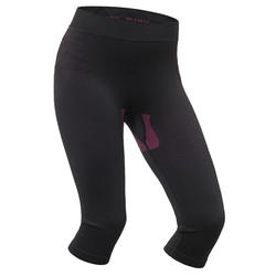 儿童滑雪打底保暖裤 I-Soft 580 - Black/Pink