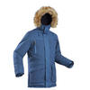 SH500 男式冬季徒步防雪保暖夹克 ULTRA-WARM - 蓝色