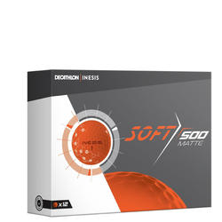 高尔夫球 Soft 500系列（12只装） 哑光橙