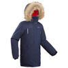 青少年雪地徒步保暖夹克 藏青色丨SH500 U-Warm