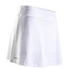 女士网球柔软短裙500-白