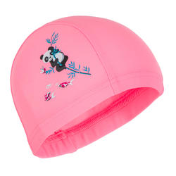 婴儿网布泳帽 light pink panda print