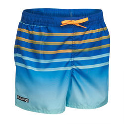 儿童泳裤 100 - striped blue