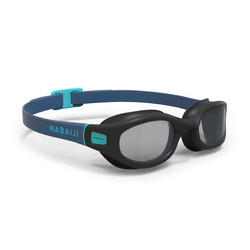 游泳眼镜100 SOFT L号 - 有色镜片- Black Blue