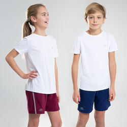 儿童运动T恤AT 100 - 白色