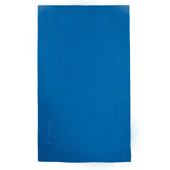 微纤维毛巾L号80 x 130 厘米 - blue