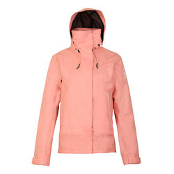 女式防水帆船夹克300 - Pink