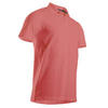 男士温和天气高尔夫短袖Polo衫500-粉色