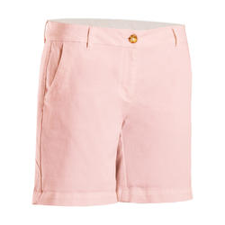 女士高尔夫百慕大短裤-粉色