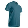 男士凉爽天气高尔夫短袖Polo衫500-蓝绿色