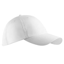 成人炎热天气高尔夫球帽100-白色