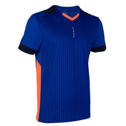 成人足球服F500 - 蓝色/橙色