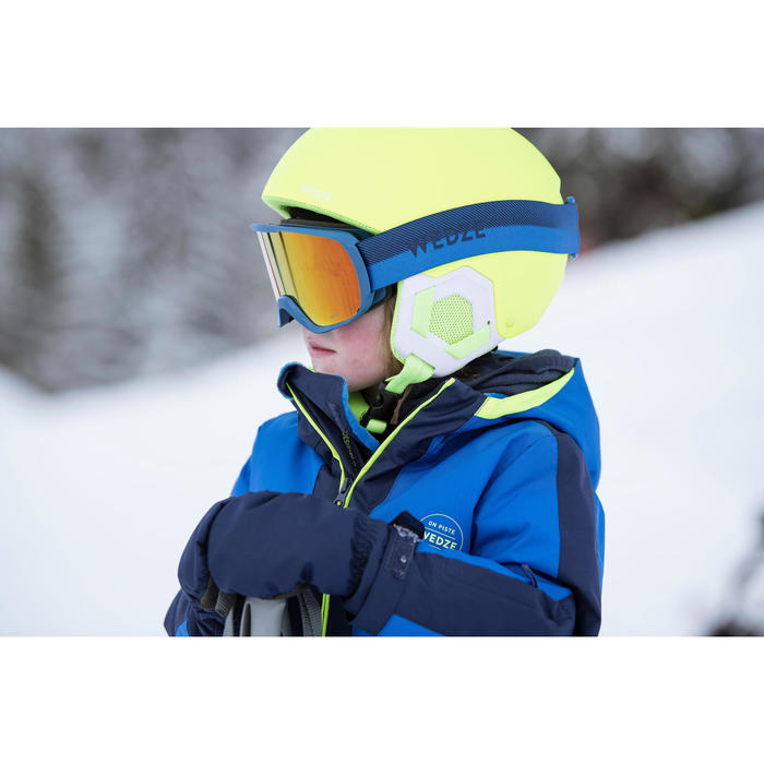 儿童滑雪头盔 H-KID 500 - FLUORESCENT YELLOW