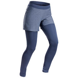 FH900 女式竞速徒步轻盈短款紧身裤 - 蓝色