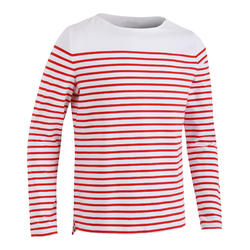 女式航海长袖T恤100系列 - Red CN