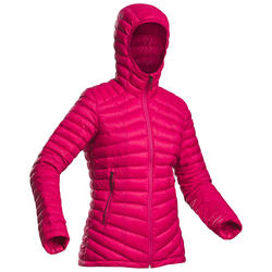 TREK 100 女式连帽保暖羽绒夹克 -5°C - 粉色