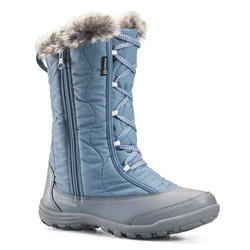 SH500 青少年冬季徒步保暖防水雪地靴 带拉链 X-Warm 