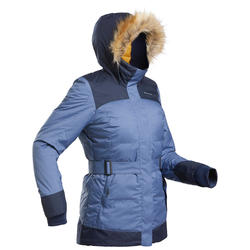 SH500 女式冬季雪地徒步防水保暖派克大衣 轻盈款 X-WARM