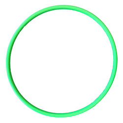 韵律体操呼啦圈 (50 厘米) - 绿色