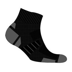 环保设计跑步中筒袜RUN900-黑色