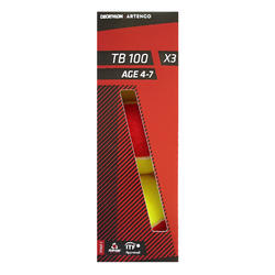 网球TB100 3只装-红色