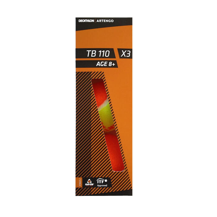 网球TB110 3只装-橙色
