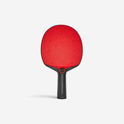 耐用乒乓球拍PPR 130-黑/红