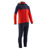 青少年体能保暖透气运动套装 S500 - 深蓝色/红色