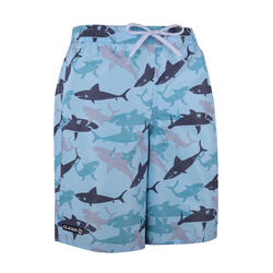 男童沙滩短裤-SHARK - BLUE